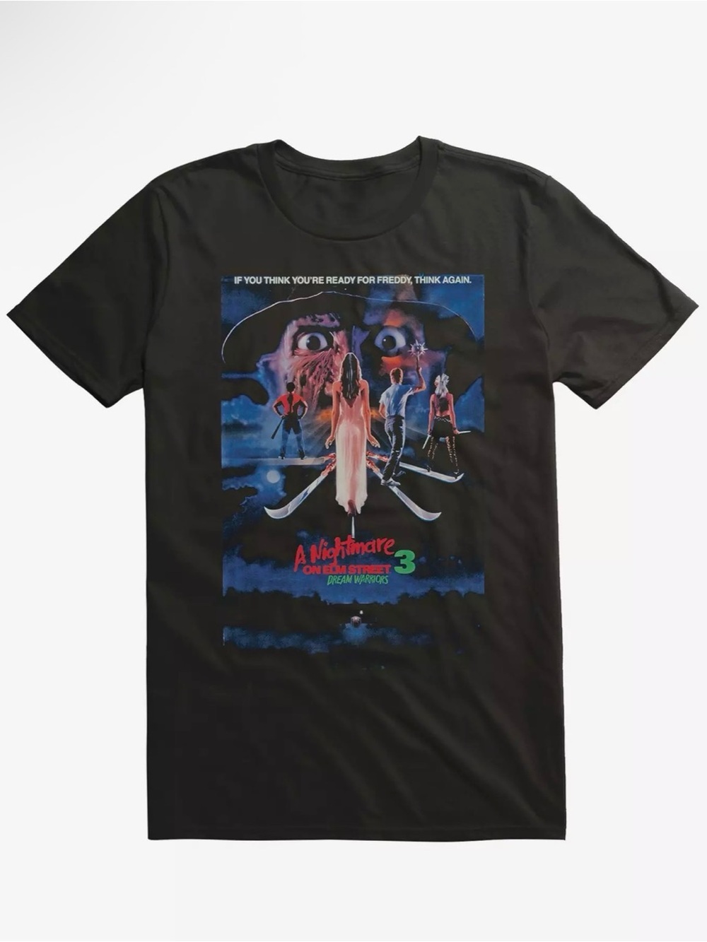 NWOT A Nightmare On Elm Street 3: Dream Warriors Poster T-Shirt Mens Size 3X